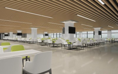 现代食堂3D模型下载